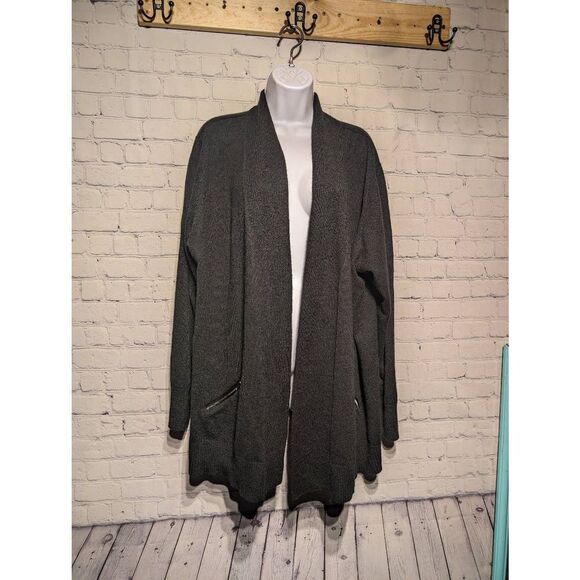Avenue No closure soft black cardigan 26/28 - Picture 1 of 3
